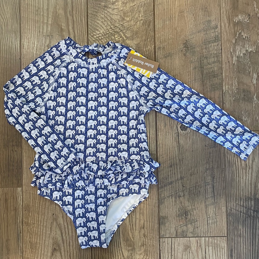 NWT Sold Out Roberta Roller Rabbit Rashguard, Size 5